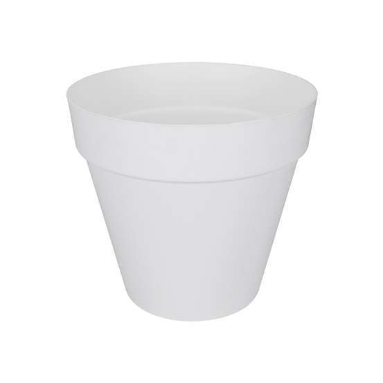 Pot Loft Rond, blanc D29 x H. 26,2 cm