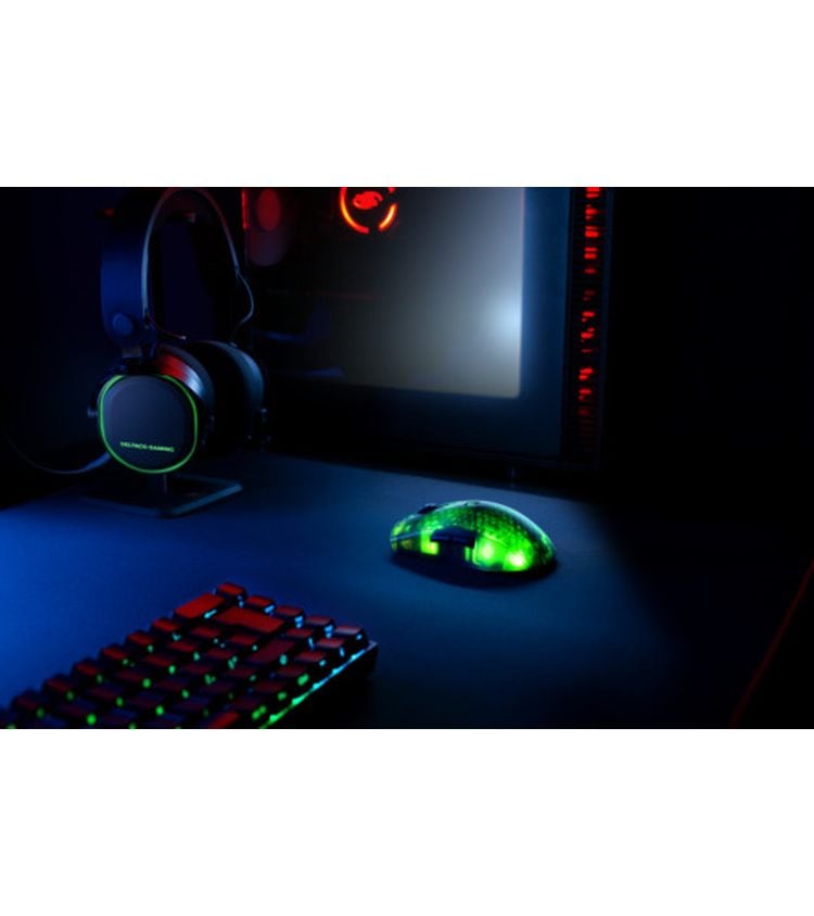 DELTACO Gaming-Maus GAM-145 Schwarz Leichte Gaming-Maus mit RGB Beleuchtung