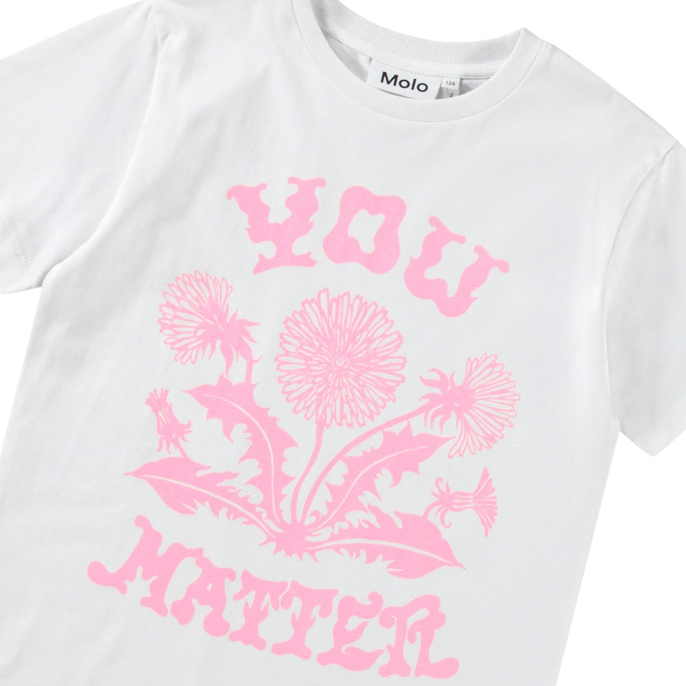 Køb Molo Pink Dandelion Riley T-Shirt