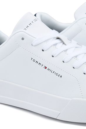Tommy Hilfiger Sneaker Leather Court White FM0FM05367-0LD kopen