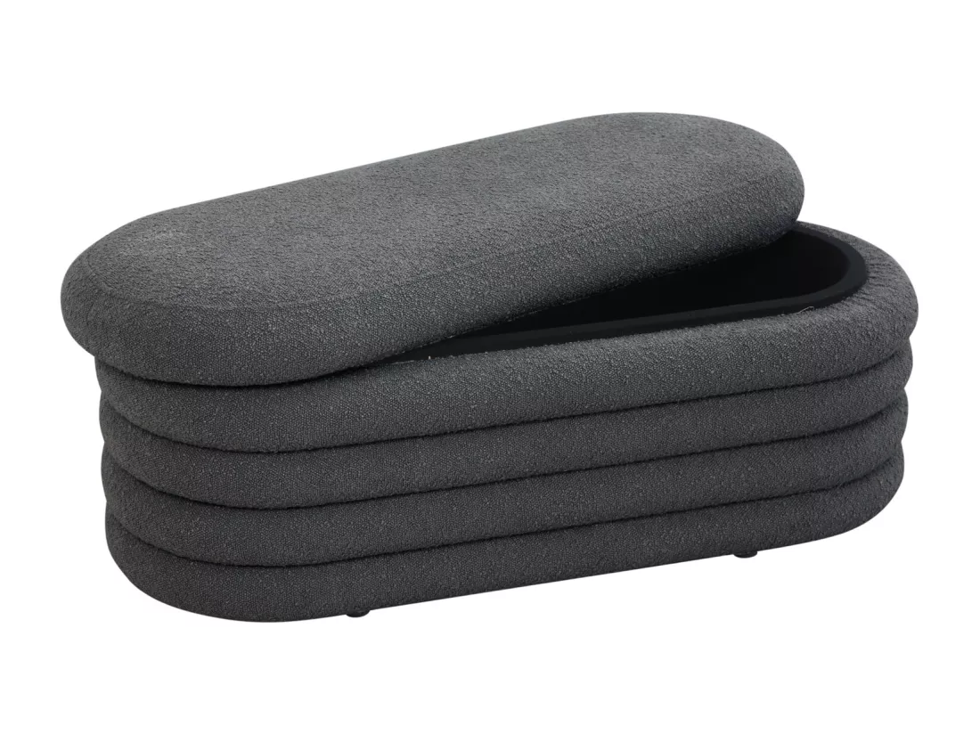 Pouf avec espace de rangement