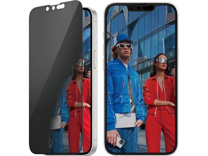 Panzerglass Displayschutz Ultra Wide Fit Privacy iPhone 16e Privacy-Display-Schutzfolie für das Apple iPhone 16e/13/13Pro/14