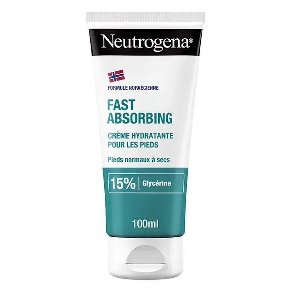 Creme hidratante de rápida absorção Neutrogena para pés secos 100ml