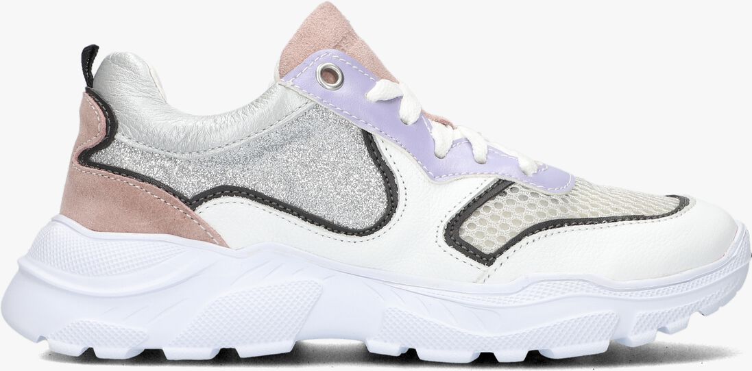 BRAQEEZ witte braqeez lage sneakers reece run