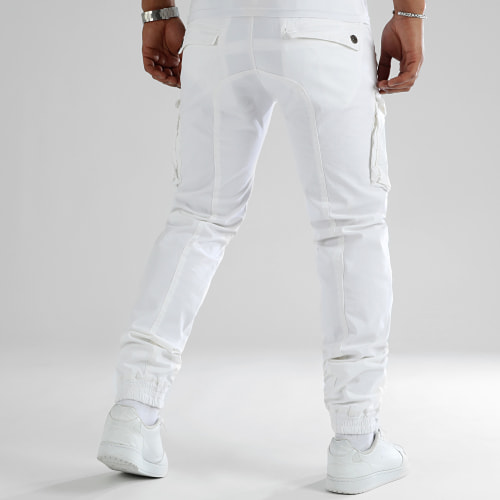 Pantalon Cargo 0368 Blanc