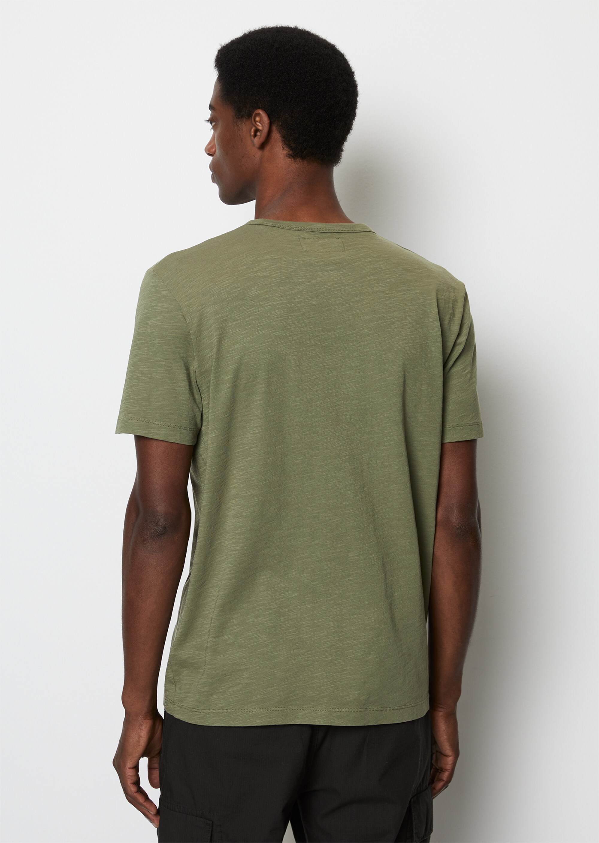 Henley-Shirt regular in softer Slub-Jersey-Qualität