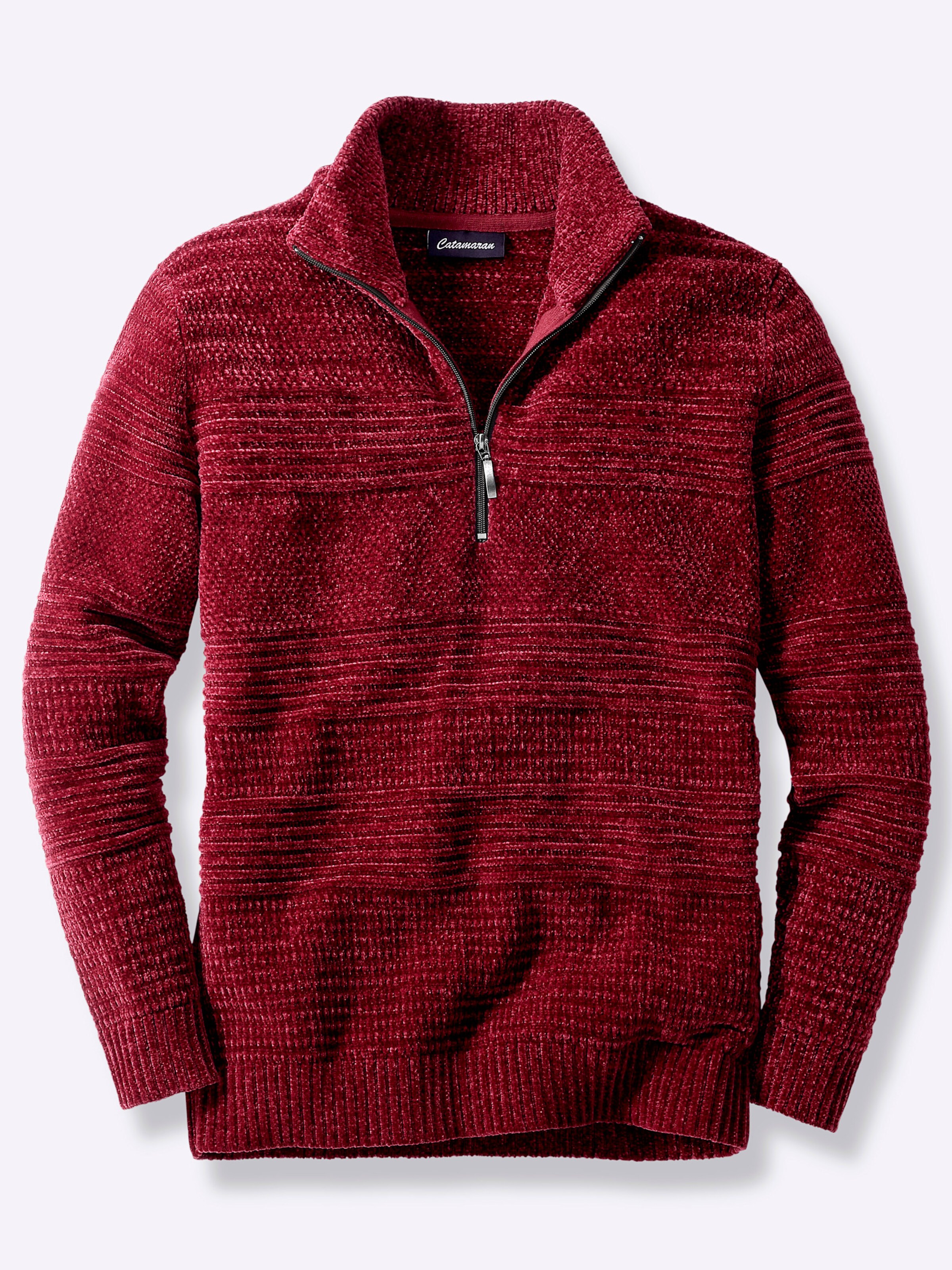 Catamaran Pullover in dunkelrot