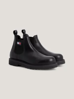 Botas de cano curto de couro