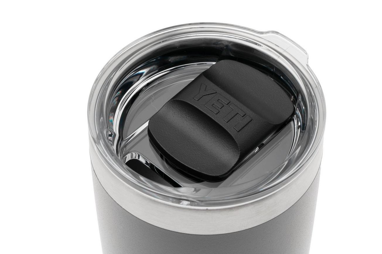 Yeti Rambler Tumbler Cup 10oz Mag Slider Lid, Charcoal Grey, thermosbeker met deksel, 295 ml