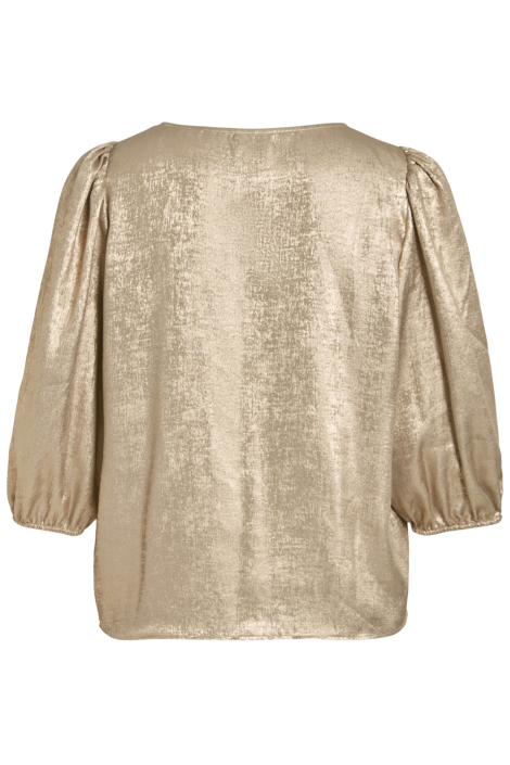 Vila gouden dames blouse