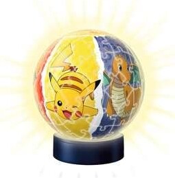 Pokémon 3D Puslespil - Natlampe - 72 Brikker - Ravensburger - 15 CM
