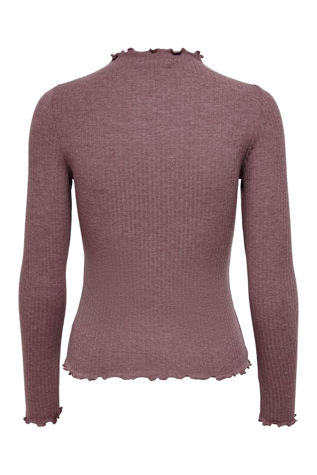 Only Onlemma L/S High Neck Top 3779010 rose brown melange