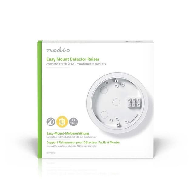 Beslag til alarm | Til 128 mm diameter alarmer | Tilføjer ekstra 20 mm