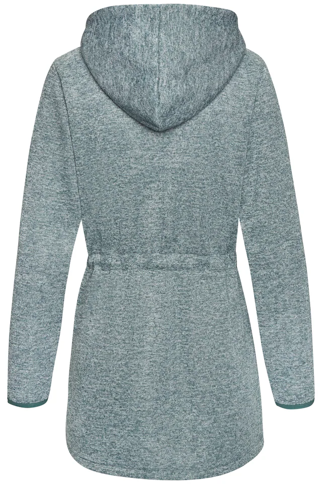 LASCANA Strickfleecejacke mit Kapuze mit Kapuze