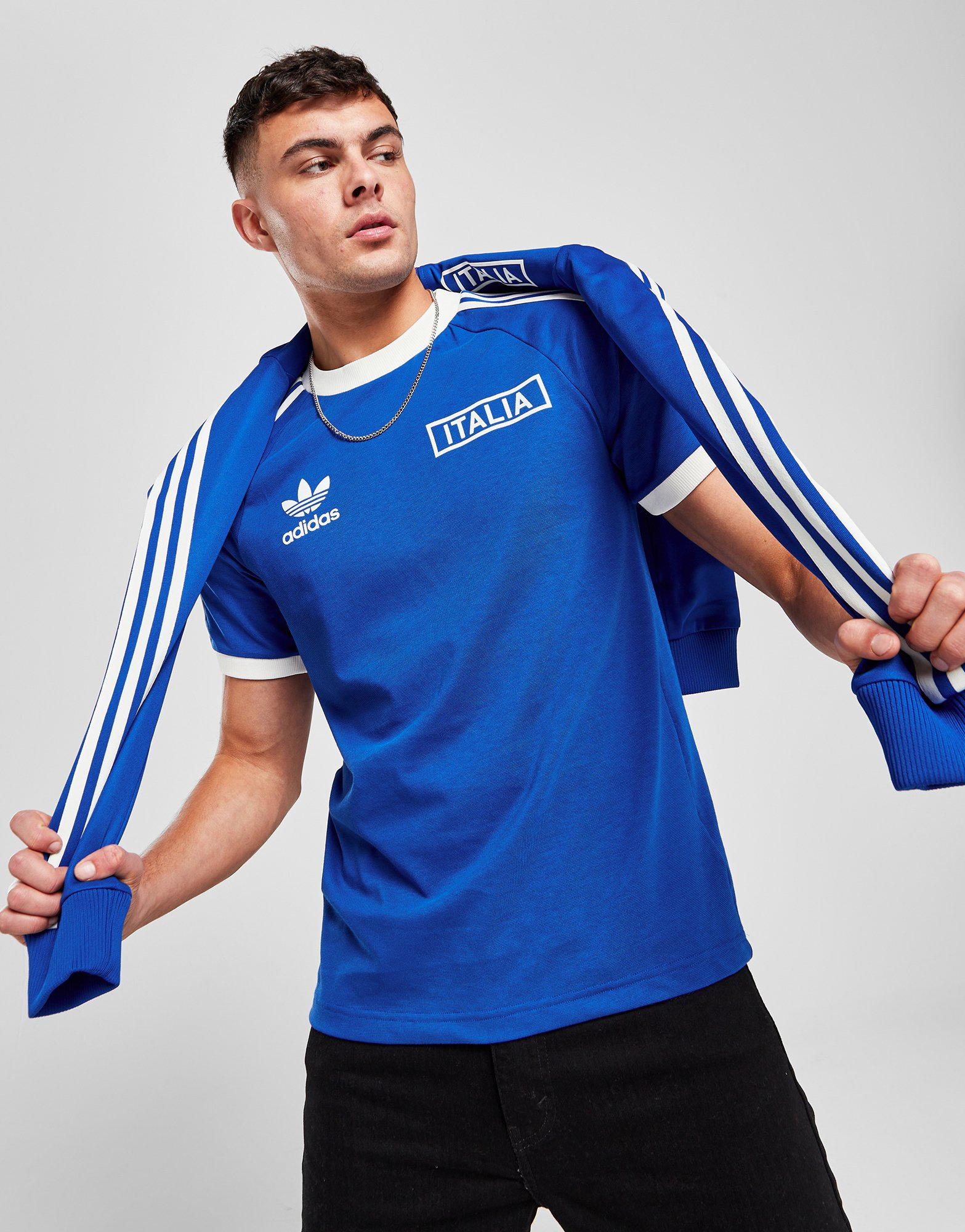 adidas T-shirt 3 bandes Italie Adicolor Classics