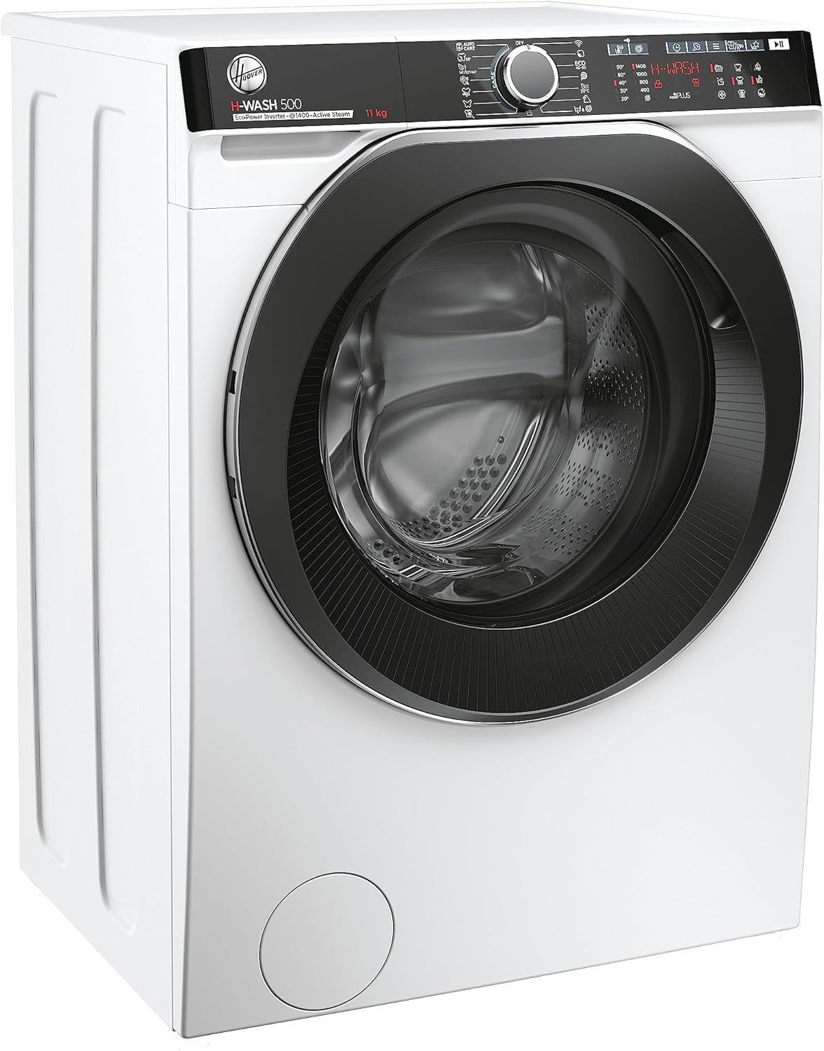 Hoover H-WASH 500 HWP 411AMBC/1-S Waschmaschine/Energieeffizienzklasse A/Füllmenge 11 kg/Eco-Power Inverter Motor/Power Care System/ActiveSteam/hOn App Steuerung/Wi-Fi + Bluetooth