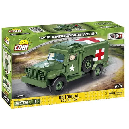 Cobi 2257 Modellauto 1942 Ambulance WC-54,Maßstab 1:35