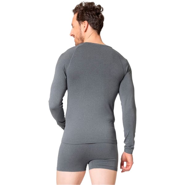 T-shirt thermique ODLO PERFORMANCE LIGHT ECO BL TOP CREW NECK L/S GREY MELANGE