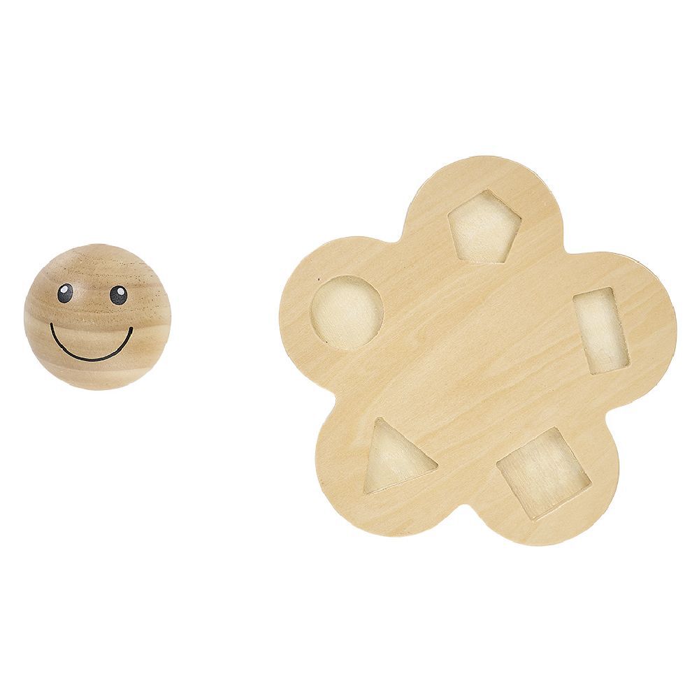 Fleur d'éveil en bois certifié FSC® Montessori