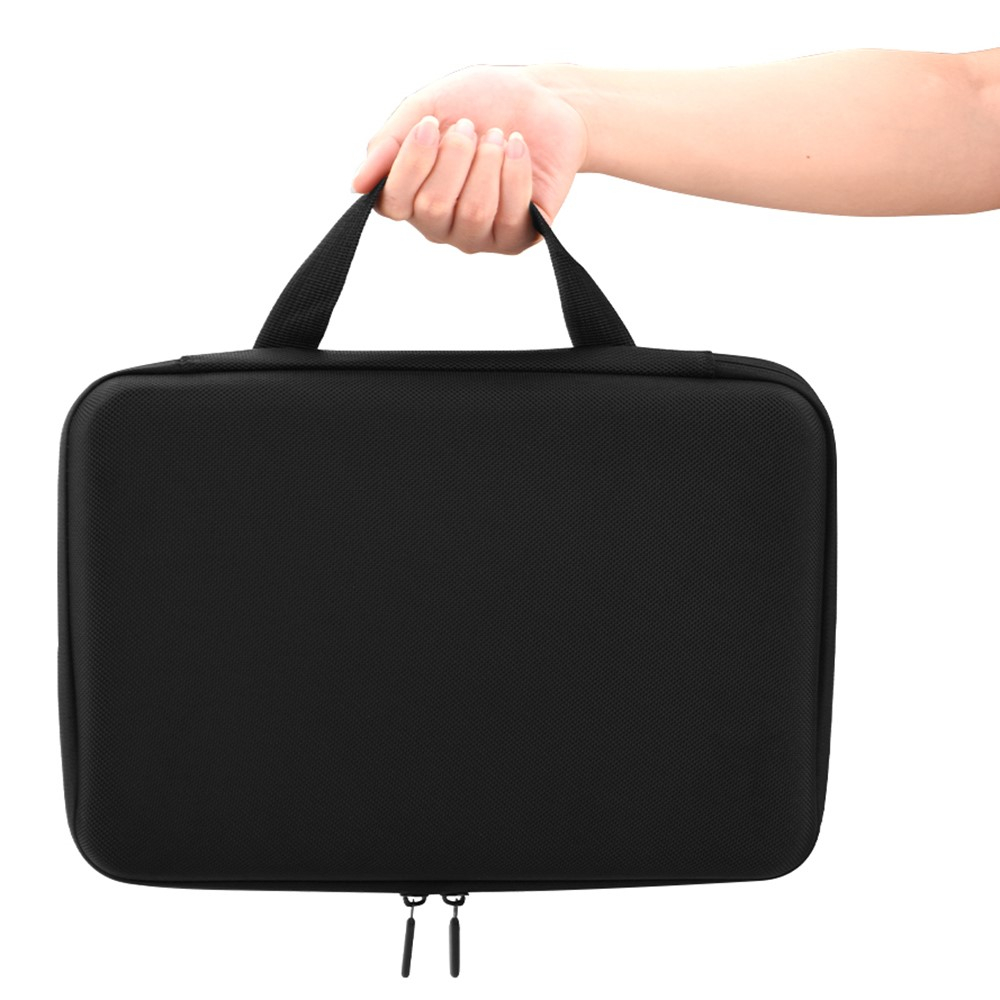 (33x22cm) XXL GoPro Hero Foto Kamera Schutztasche Stossfeste Hartschale mit Reissverschluss   Schaumstoffeinlage - Schwarz