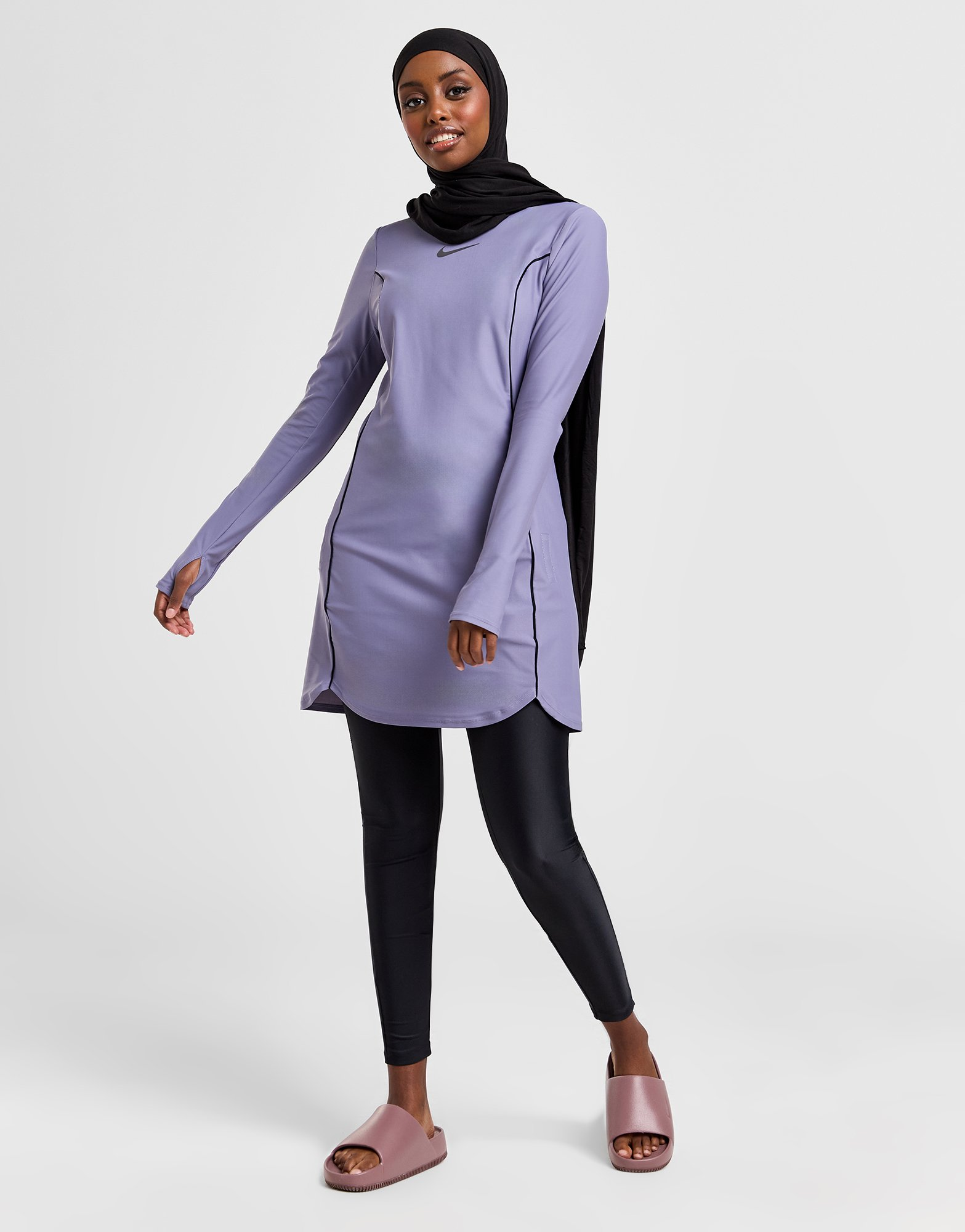 Nike Tunique de bain Manches Longues Femme