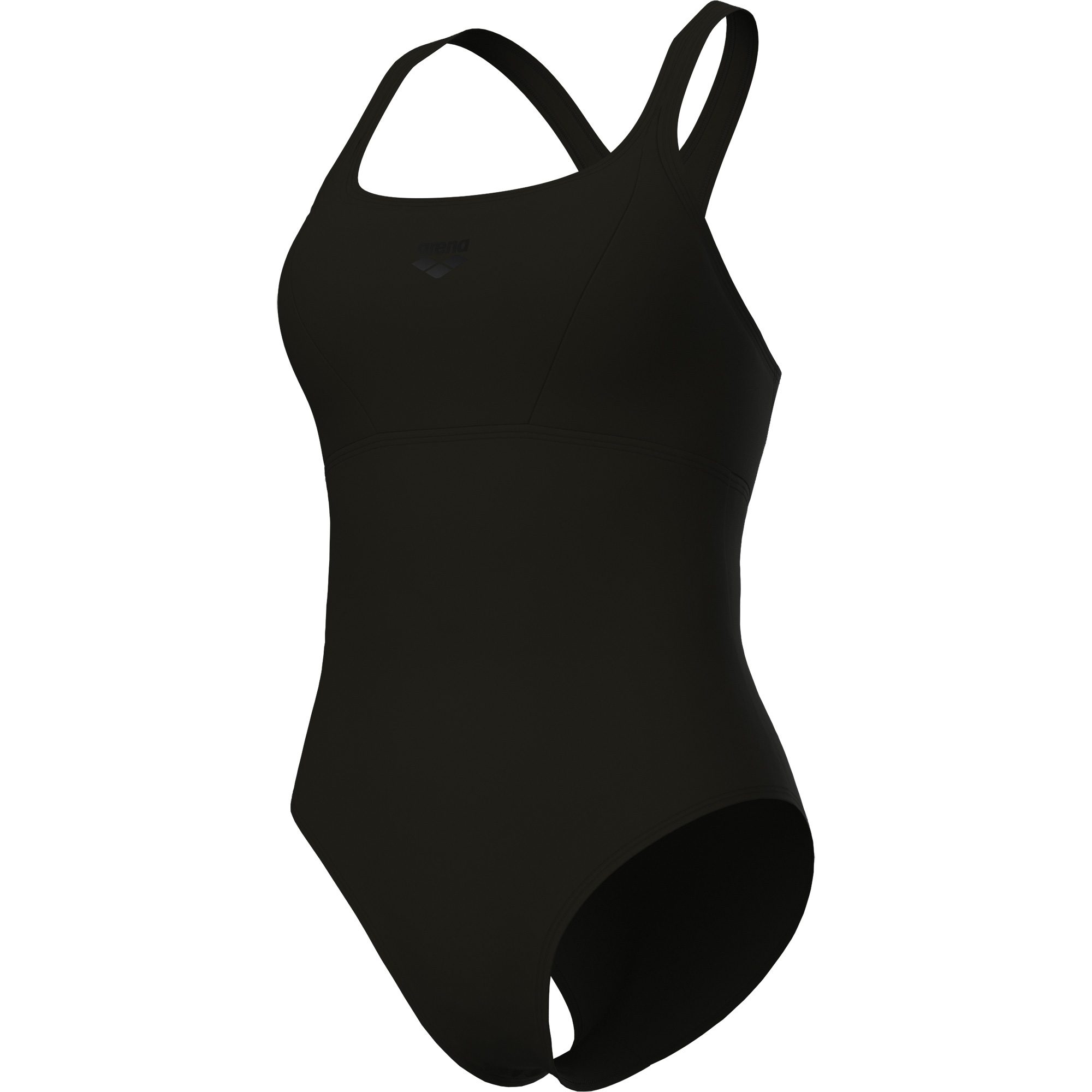 Arena Solid Control Pro Back Badeanzug Damen schwarz