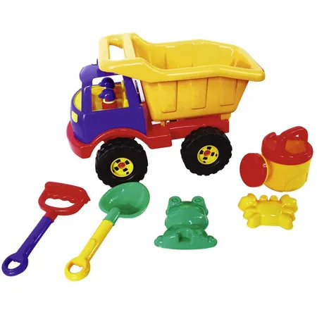 Idena Sandspielzeug-Set mit LKW, 40 cm, 6-teilig