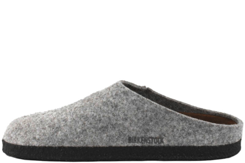BIRKENSTOCK ZERMATT LYSEGRÅ HJEMMESKO I ULDFILT