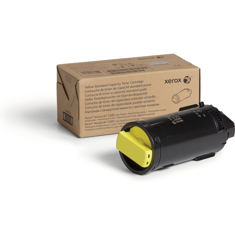 Xerox Cartouche de toner Jaune de Capacité standard Imprimante couleur ® VersaLink® C500/multifonctions ® VersaLink® C505 (2400 pages) - 106R03861