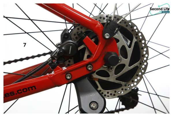 Produit Reconditionné - Vélo de Ville Électrique Eljoy Revolution City Bafang 250W Rouge