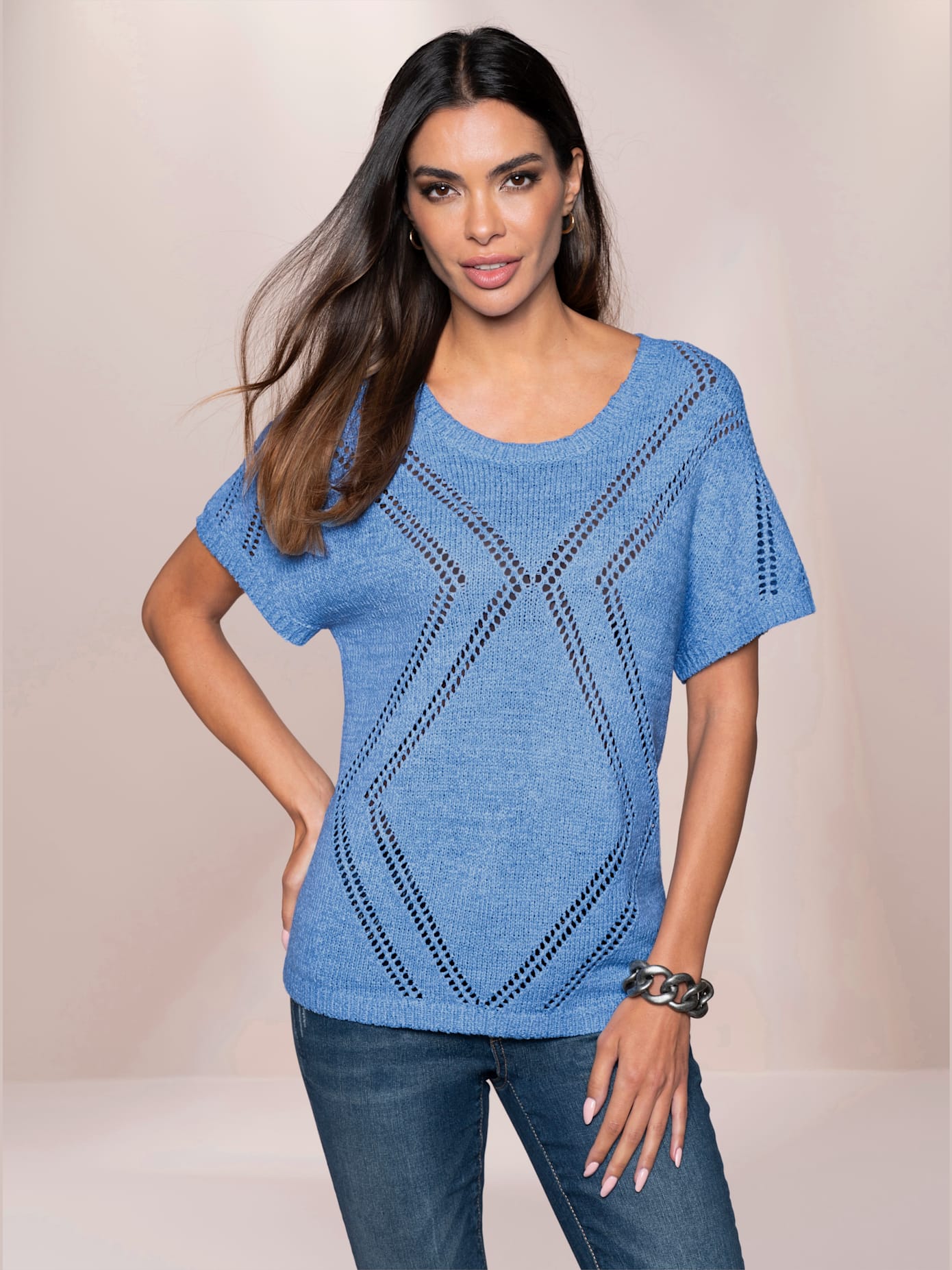 Pull superbe fil fantaisie
