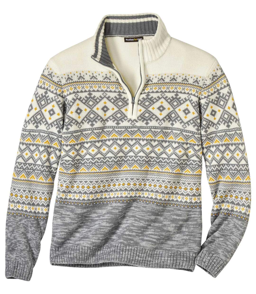 Pull Camionneur Tricot Jacquard