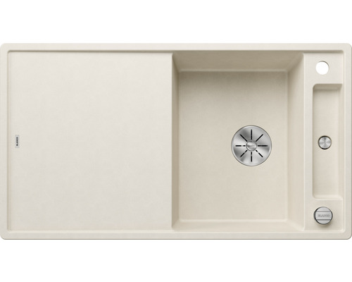 Blanco AXIA III 5 S spoelbak, 915 x 510 mm, zacht wit, zonder multifunctionele kom, 527039