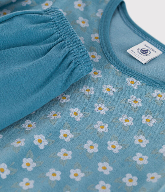 Chemise de nuit fleur petite fille en velours