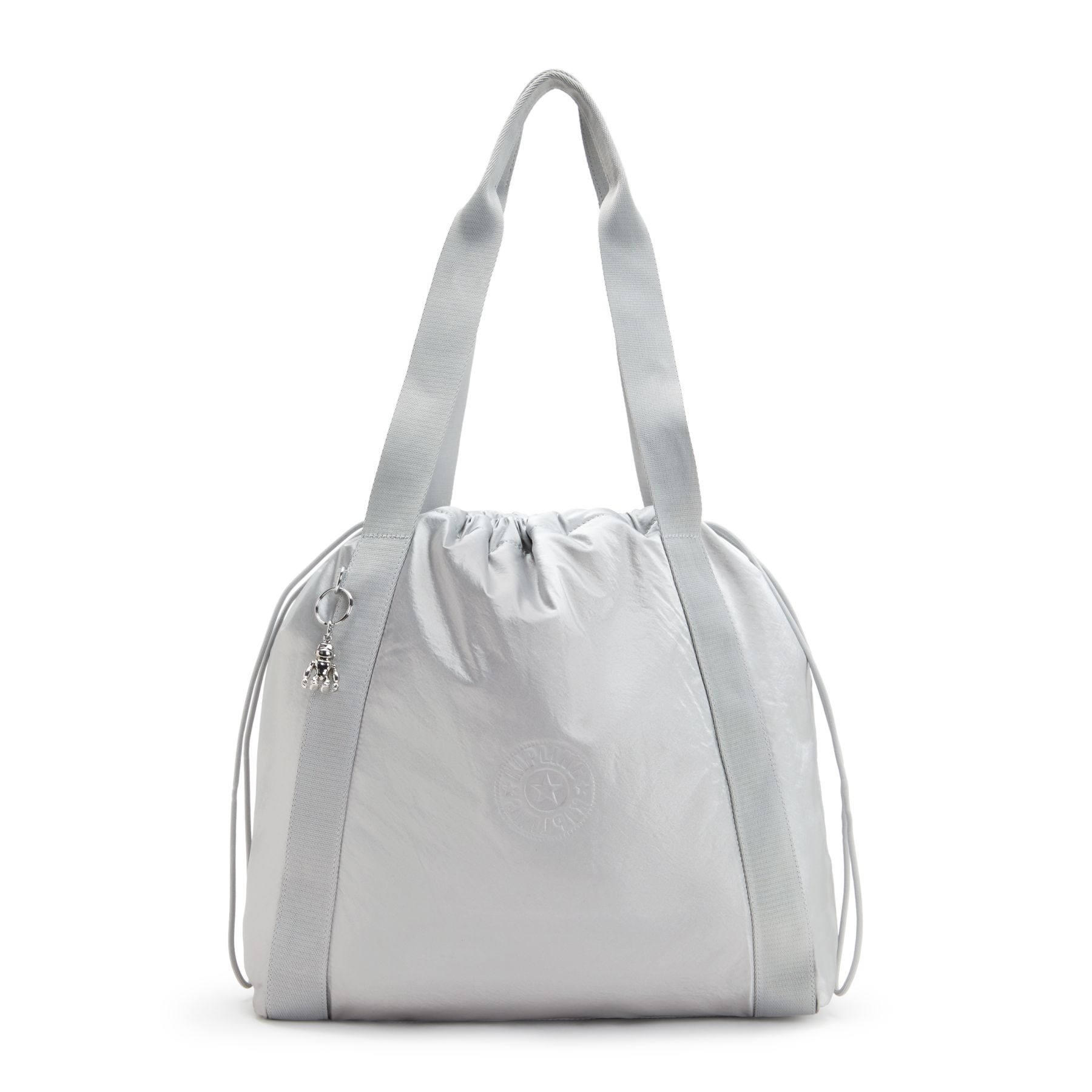 ELMAR Sac fourre-tout de taille moyenne avec cordon de serrage - Silver Glam