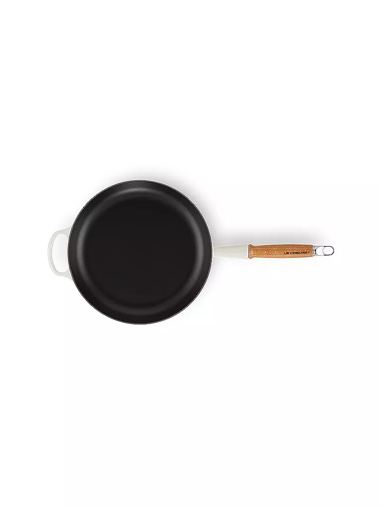 LE CREUSET Bratpfanne Signature 28cm Merinuge creme