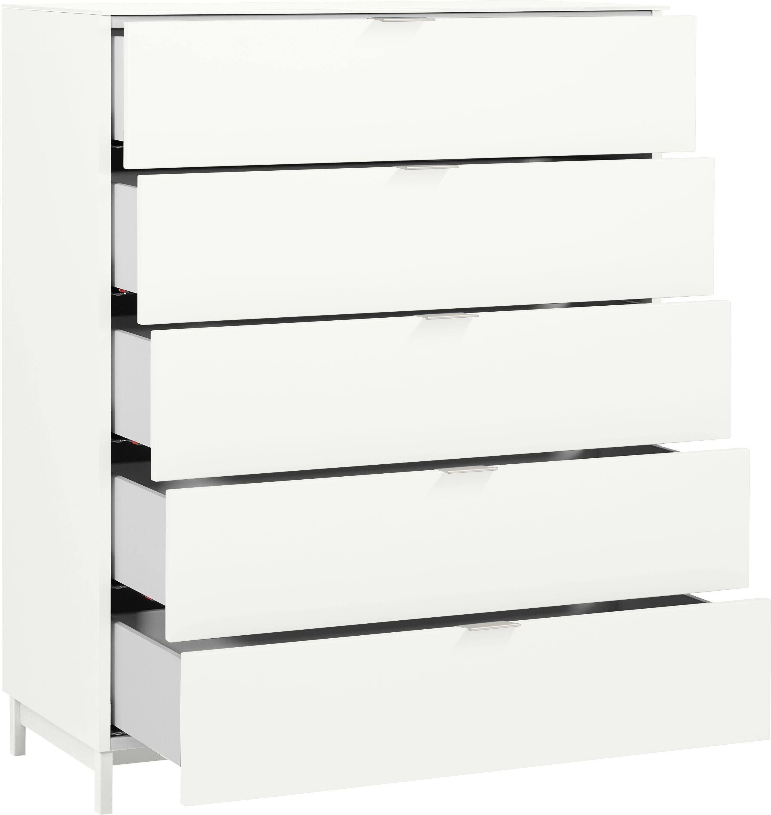 TILL Kommode - Weiss / B: 84.0 cm x T: 41.0 cm x H: 106.0 cm