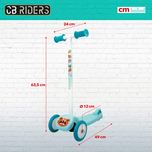 Patinete Monster personalizável CB Riders