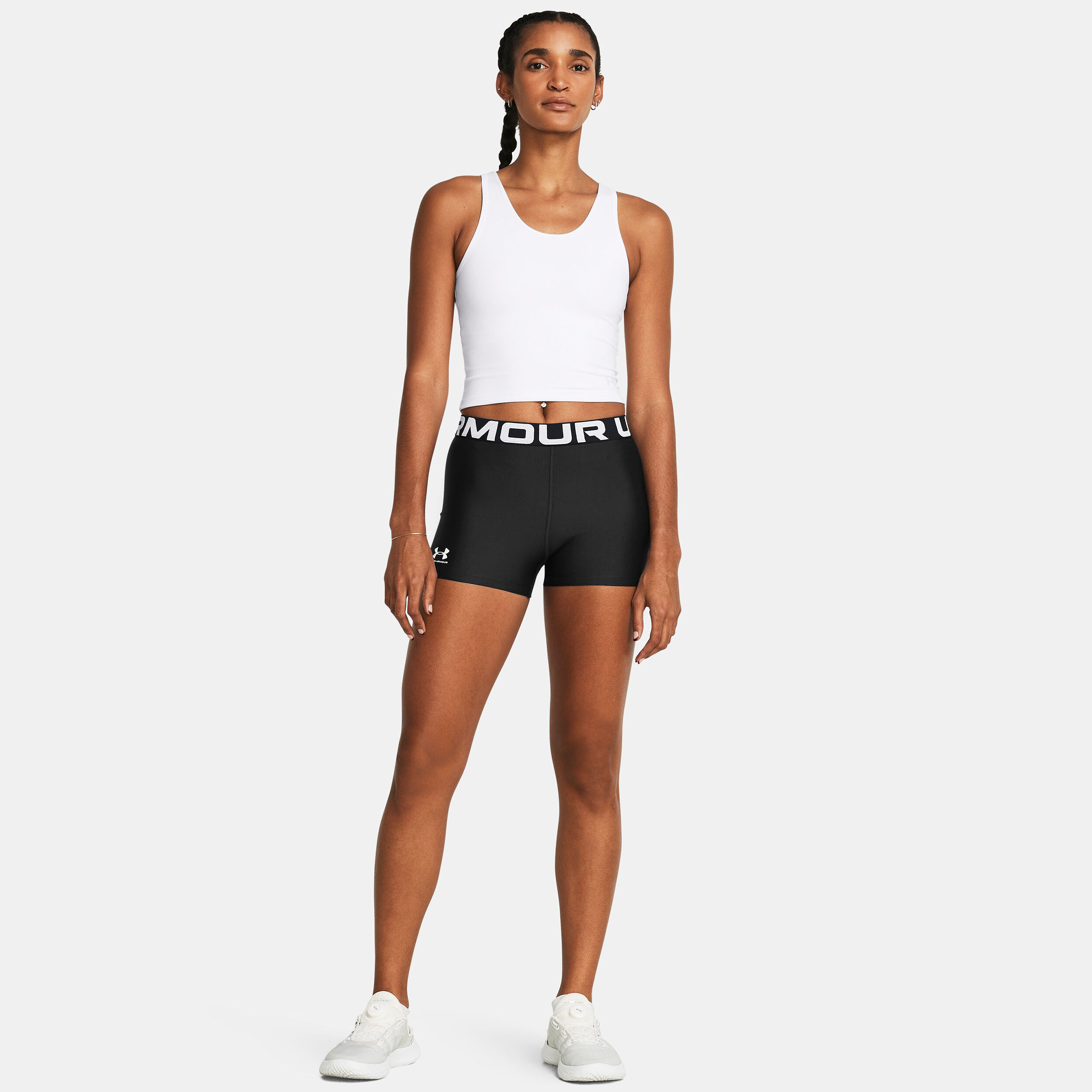 Under Armour Heatgear Authentics Shorty Short Avec Poche-balles Femmes - Bleu