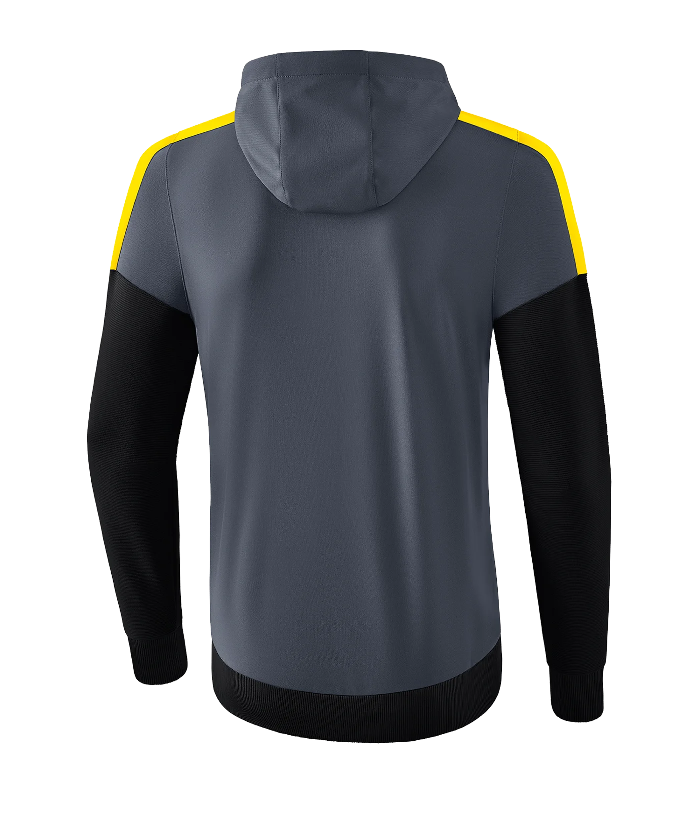 Erima Squad Kapuzen-Trainingsjacke Grau Schwarz