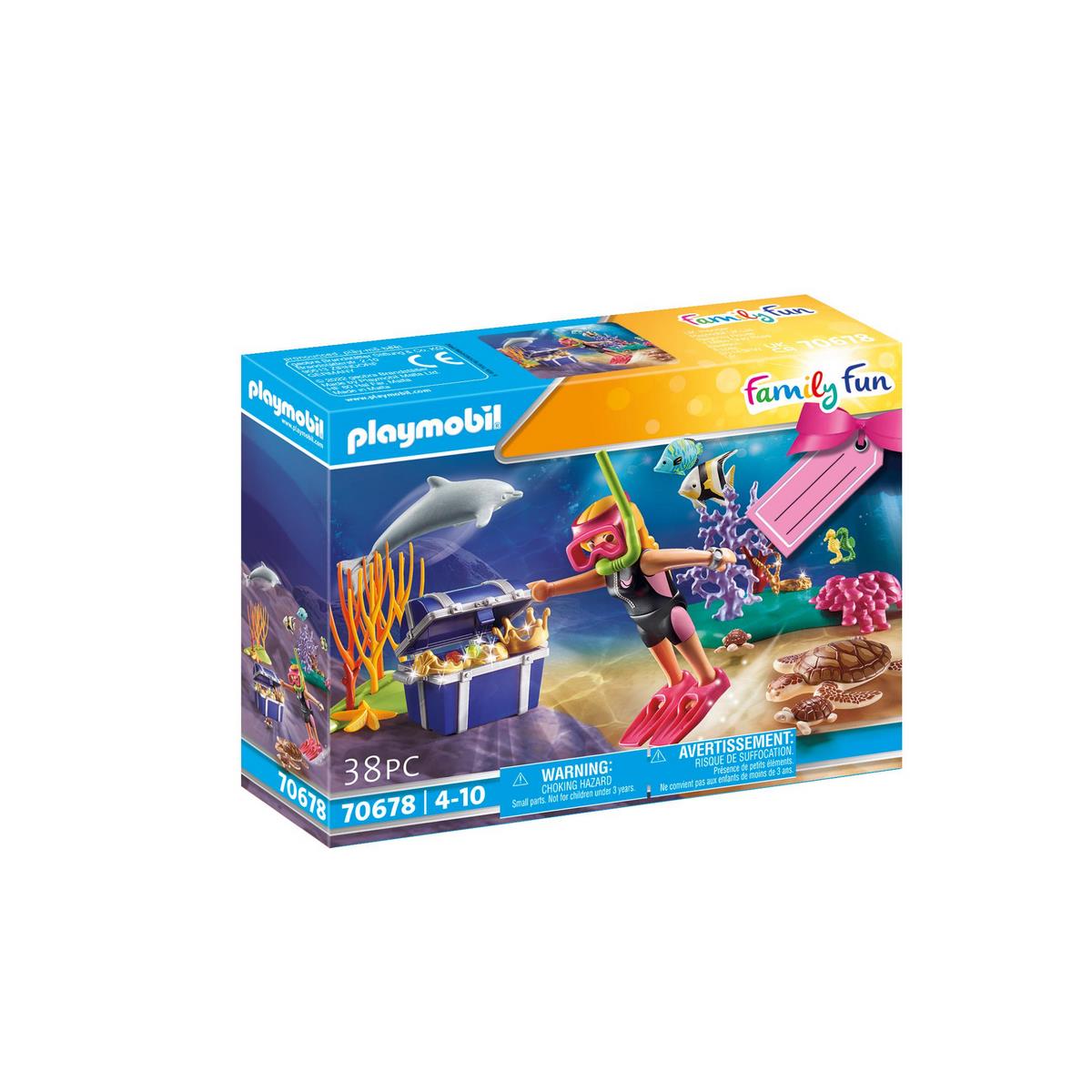 Set cadeau plongeuse sous-marine - Playmobil Familly Fun 70678