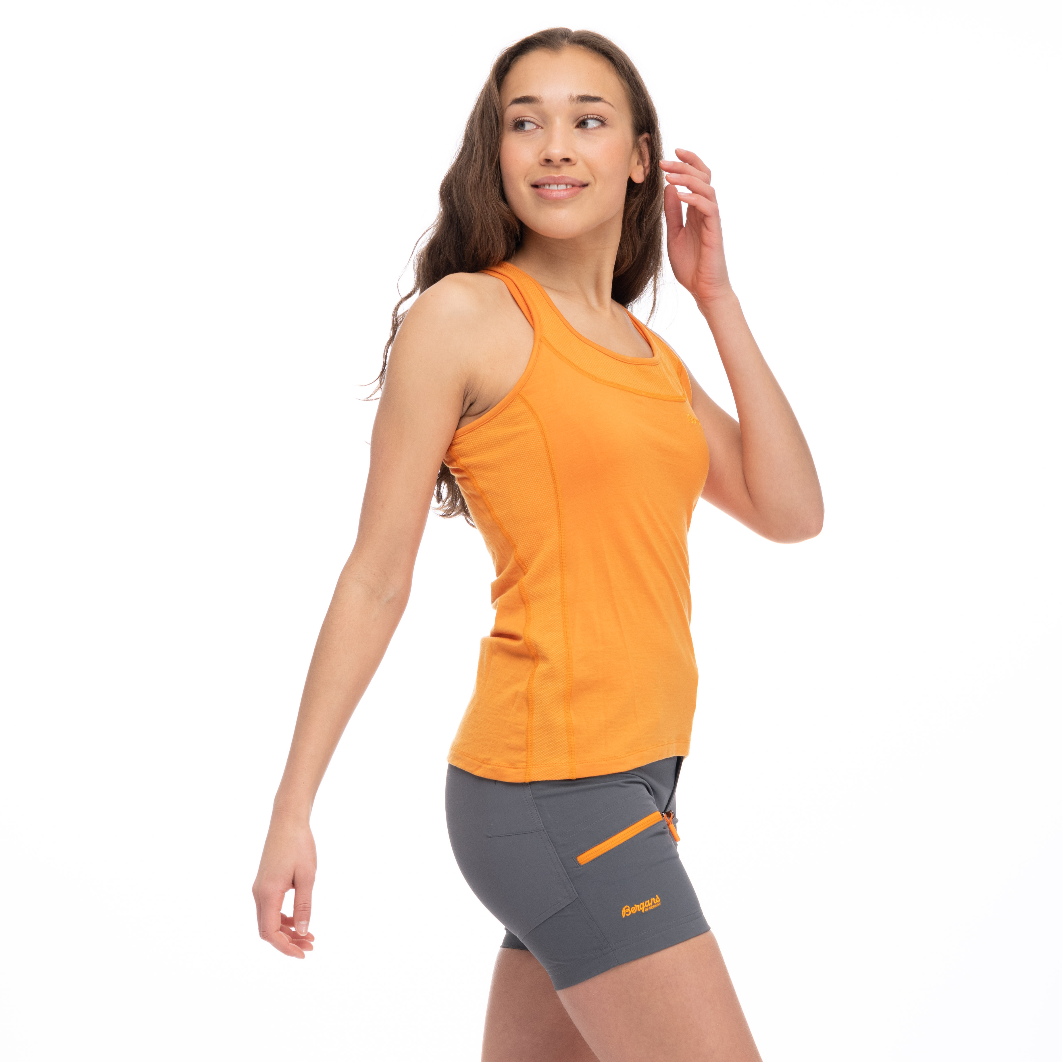 Cecilie Active Wool Singlet Dame Cloudberry Yellow/Lush Yellow