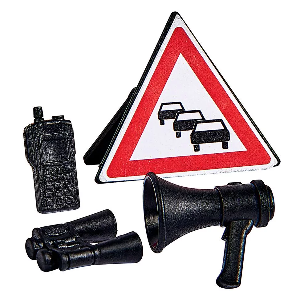 SAM LE POMPIER - QUAD POLICE - 1 FIGURINE MALCOM
