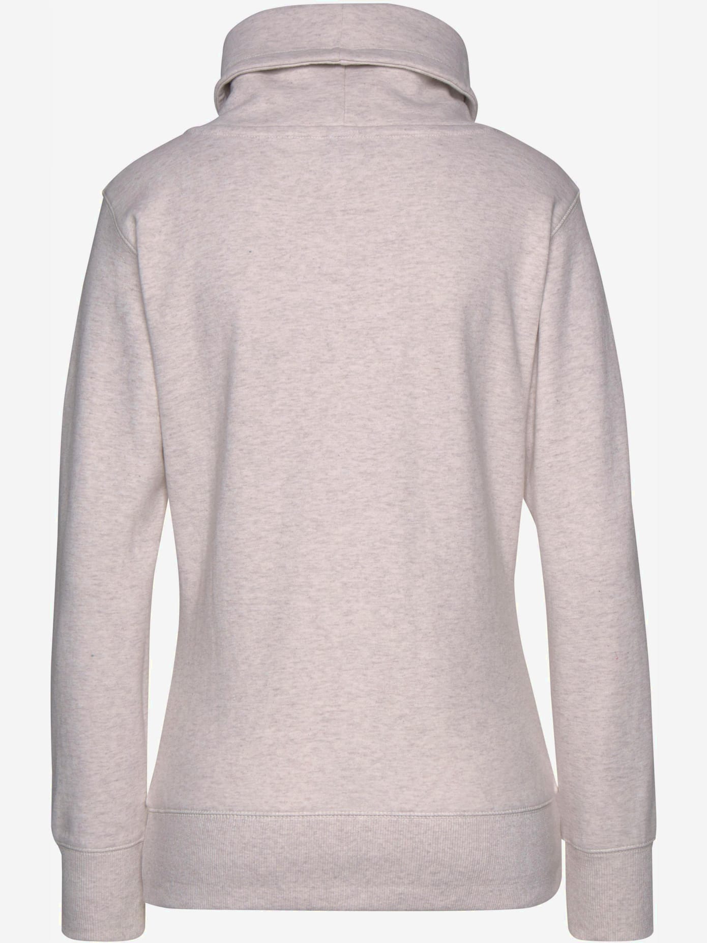 Sweatshirt long sweatshirt d'intérieur avec col à revers