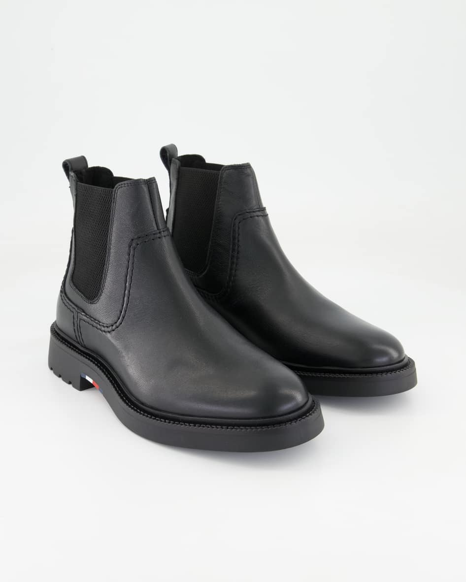Tommy Hilfiger Hilfiger Comfort LWT LTH Chelsea Boots in Schwarz