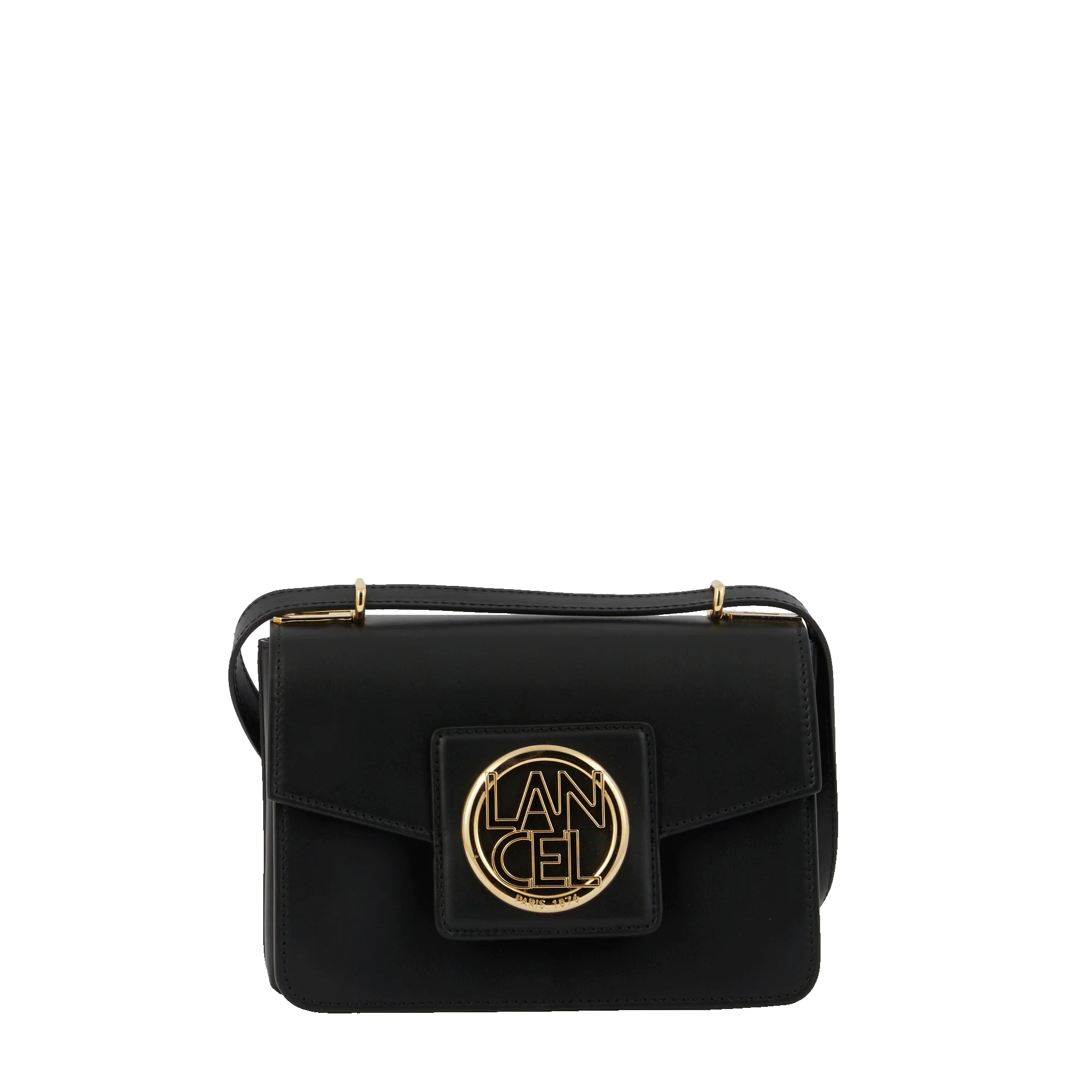Sac rabat Roxane de Lancel-Noir/Doré