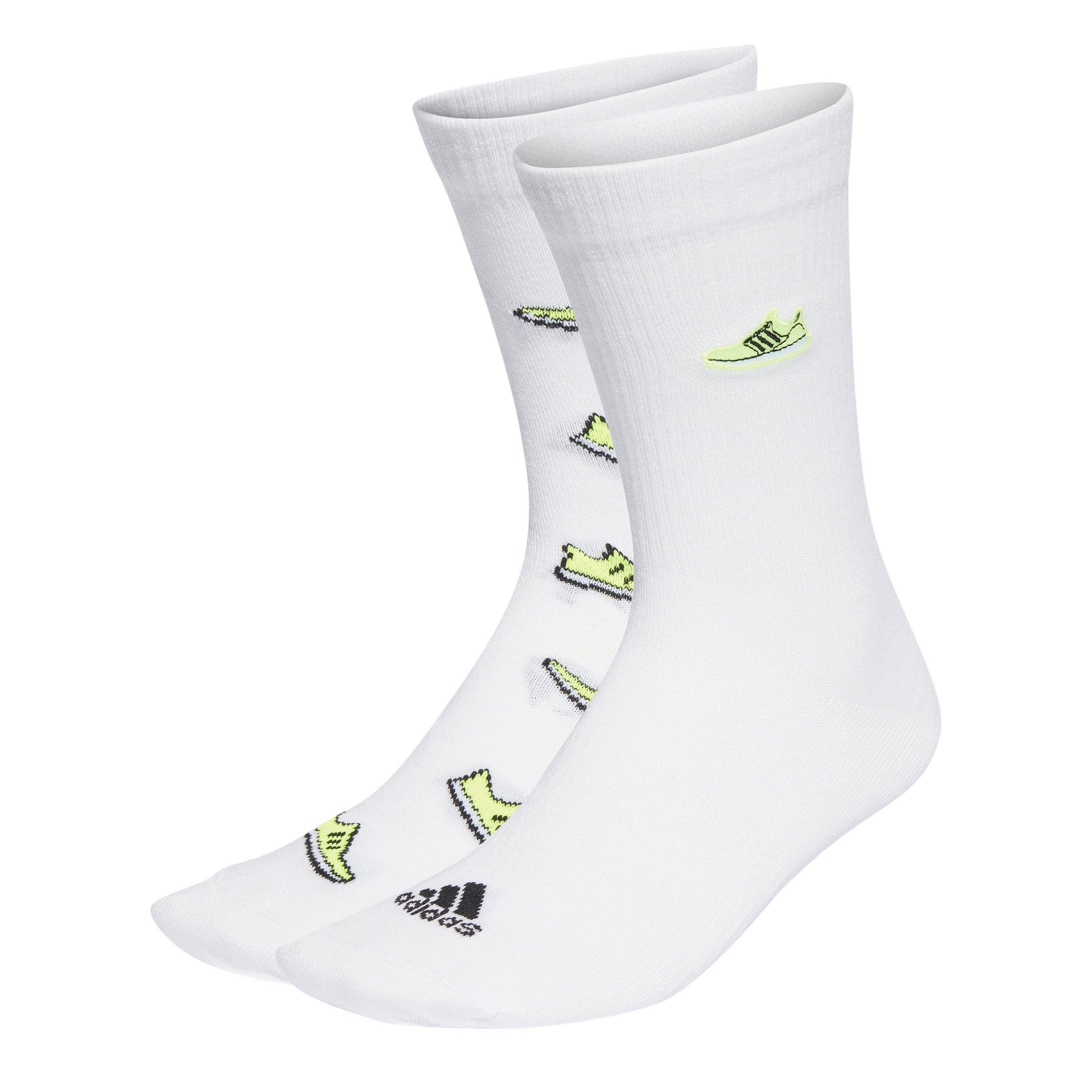 adidas Run x Ultraboost Shoe Love Graphic 2 Pair Socks