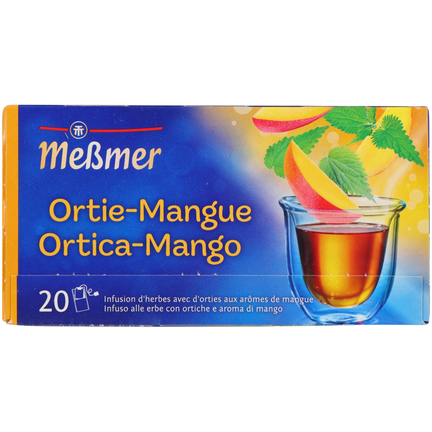 Messmer Tee Brennnessel Mango 20 Portionen