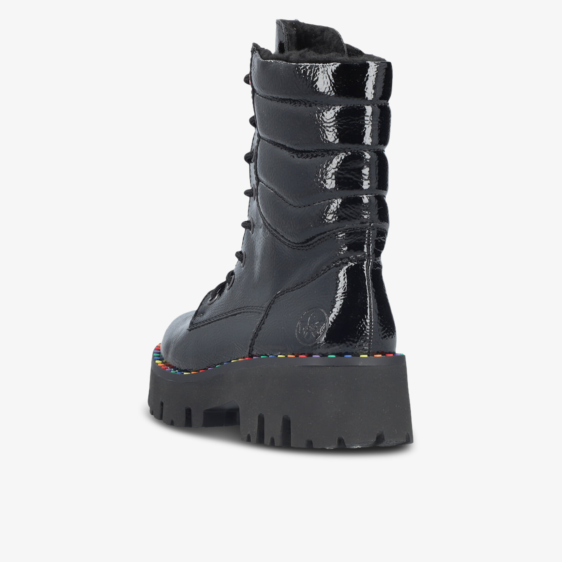 rieker Damen Schnürstiefeletten schwarz