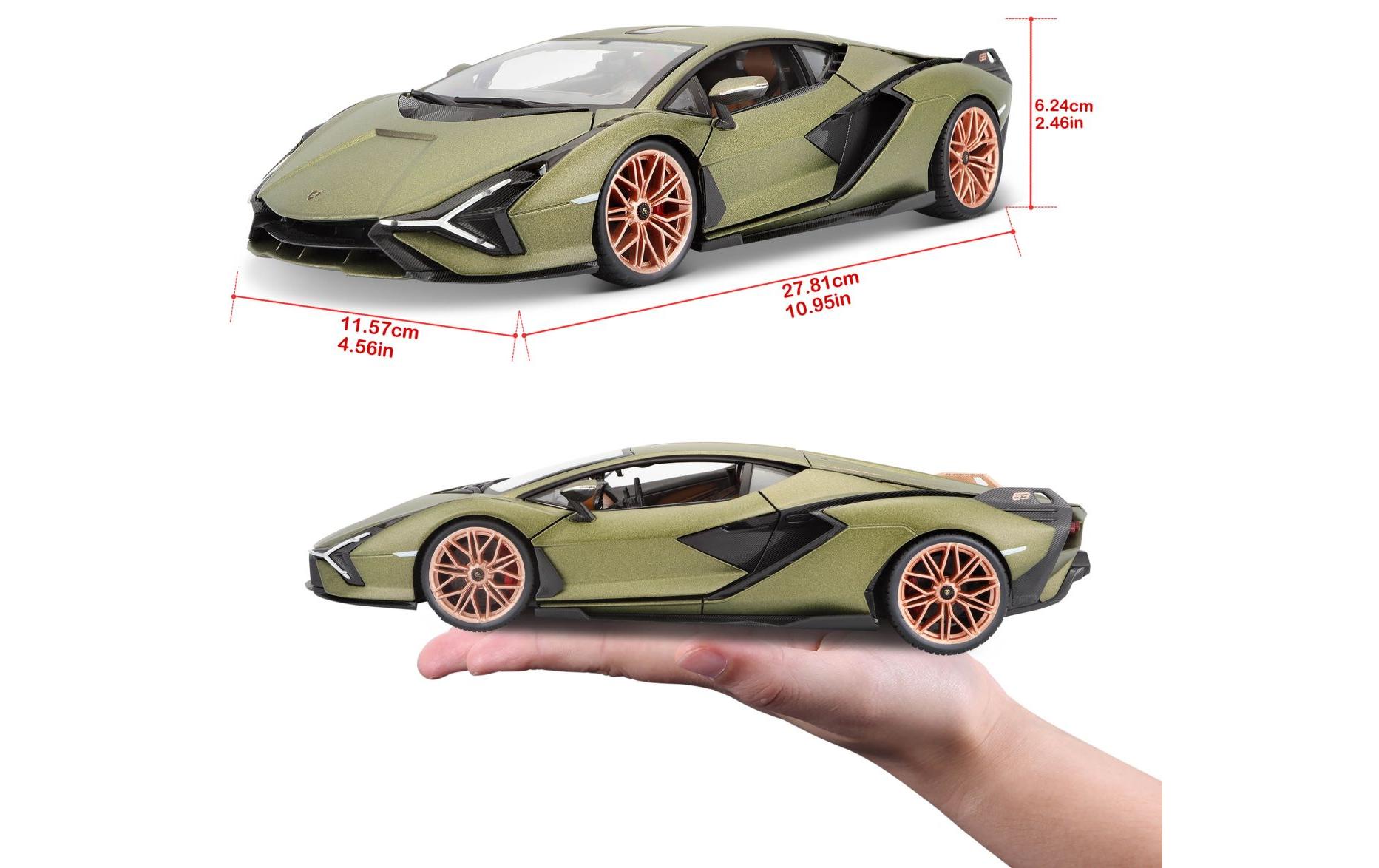 Lamborghini Sian FKP 37 Grün 1:18Sammlermodell im Massstab 1:18